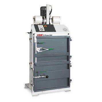 Прес вертикальний HSM V-Press 504 eco з виштовхувачем тюків 6050055 фото
